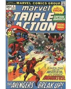 Marvel Triple Action (1972) #   5 (5.0-VGF) Avengers, Baron Zemo