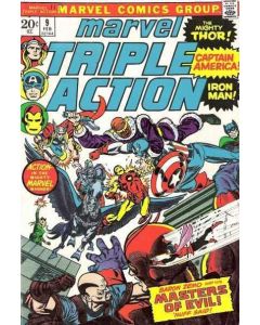 Marvel Triple Action (1972) #   9 (5.0-VGF) Distributors ink, Avengers, Baron Zemo