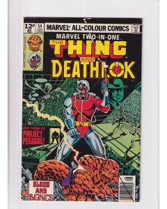 Marvel Two-In-One (1974) #  54 UK Price (5.0-VGF) (2336866) Deathlok, 1st Screaming Mimi, 1st Grapplers