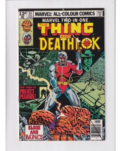 Marvel Two-In-One (1974) #  54 UK Price (8.0-VF) (1891755) Deathlok, 1st Screaming Mimi, 1st Grapplers