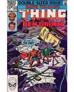 Marvel Two-In-One (1974) # 100 (7.0-FVF) Thing, Ben Grimm, FINAL ISSUE