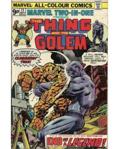 Marvel Two-In-One (1974) #  11 UK Price (6.5-FN+) Golem