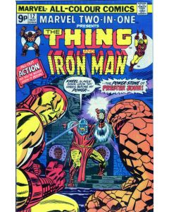 Marvel Two-In-One (1974) #  12 UK Price (4.5-VG+) Iron Man, 1st Stone of Power