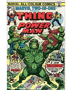 Marvel Two-In-One (1974) #  13 UK Price (5.5-FN-) Power Man, Braggadoom