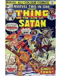 Marvel Two-In-One (1974) #  14 UK Price (8.0-VF) Son of Satan, Ravenstorm