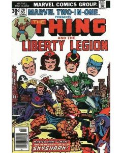 Marvel Two-In-One (1974) #  20 (8.0-VF) Liberty Legion, U-Man, Master Man, Skyshark