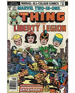 Marvel Two-In-One (1974) #  20 UK Price (7.0-FVF) Liberty Legion, U-Man, Master Man, Skyshark