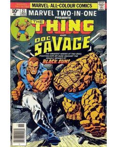 Marvel Two-In-One (1974) #  21 UK Price (4.0-VG) Thing, Doc Savage