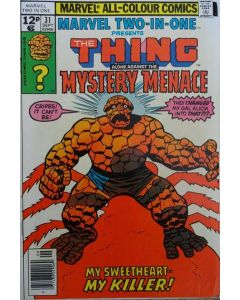 Marvel Two-In-One (1974) #  31 UK Price (6.0-FN) 3rd app Spider-Woman