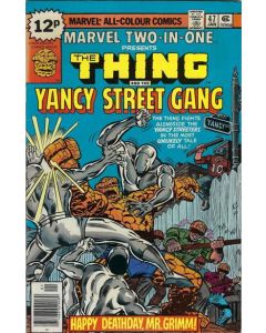 Marvel Two-In-One (1974) #  47 UK Price (8.0-VF) Yancy Street Gang