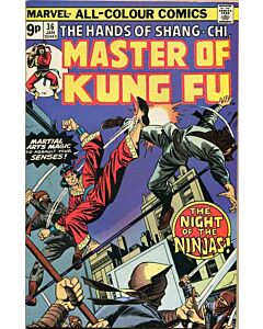 Master of Kung Fu (1974) #  36 UK Price (6.0-FN)