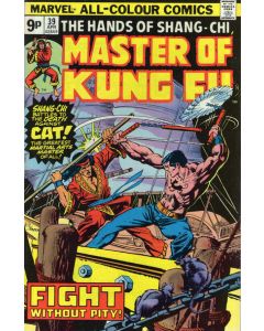 Master of Kung Fu (1974) #  39 UK Price (6.0-FN) The Cat