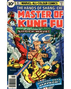 Master of Kung Fu (1974) #  43 UK Price (5.0-VGF) Shockwave