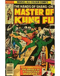 Master of Kung Fu (1974) #  48 UK Price (7.0-FVF) Paul Gulacy