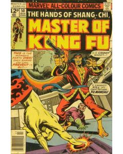 Master of Kung Fu (1974) #  50 UK Price (5.0-VGF) Fu Manchu