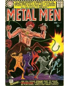 Metal Men (1963) #  19 (4.0-VG) Man-Horse of Hades, Centerfold detached