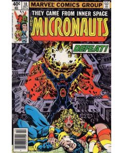 Micronauts (1979) #  10 Newsstand (4.0-VG) Water damage