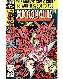 Micronauts (1979) #  21 (7.0-FVF)