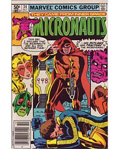 Micronauts (1979) #  34 Newsstand (7.0-FVF) Doctor Strange Bob Layton Cover