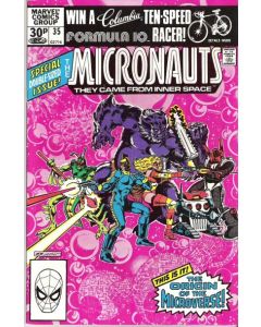 Micronauts (1979) #  35 UK Price (7.0-FVF) Doctor Strange Bob Layton Cover