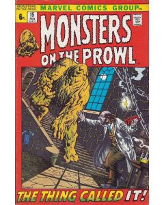 Monsters on the Prowl (1971) #  15 UK Price (7.5-VF-)