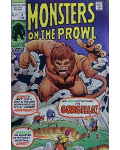 Monsters on the Prowl (1971) #   9 UK Price (5.0-VGF)