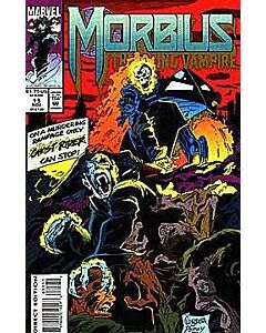 Morbius The Living Vampire (1992) #  15 (6.0-FN) Ghost Rider