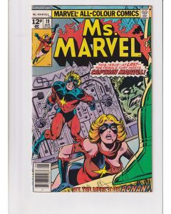 Ms. Marvel (1977) #  19 UK Price (6.5-FN+) (625801) Captain Marvel, Ronan