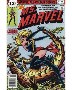 Ms. Marvel (1977) #  20 UK Price (3.0-GVG)