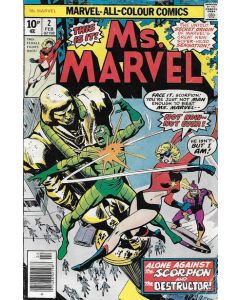 Ms. Marvel (1977) #   2 UK Price (5.0-VGF) Scorpion, The Destructor