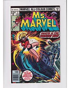Ms. Marvel (1977) #   3 UK Price (7.5-VF-) (1940361)