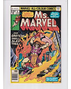 Ms. Marvel (1977) #   6 UK Price (7.0-FVF) (399951) Grotesk