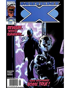 Mutant X (1998) #  11 (8.0-VF) with Cards