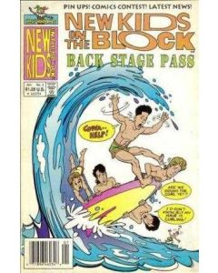 New Kids on the Block Backstage Pass (1990) #   2 Newsstand (8.0-VF)