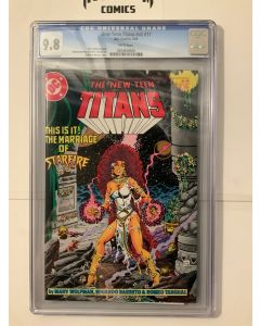 New Teen Titans (1984) #  17 CGC 9.8