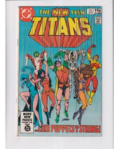 New Teen Titans (1980) #   9 UK Price (6.0-FN) The Puppeteer
