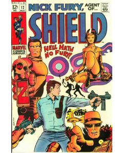 Nick Fury Agent of SHIELD (1968) #  12 (5.5-FN-) Barry-Smith Cover