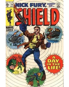 Nick Fury Agent of SHIELD (1968) #  14 (5.0-VGF) Lower staple detached from cover