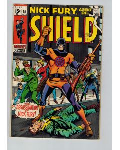 Nick Fury Agent of SHIELD (1968) #  15 (5.0-VGF) (1920622) 1st Bull's-Eye