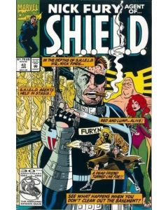 Nick Fury Agent of SHIELD (1989) #  43 (6.0-FN) Price tag on Cover