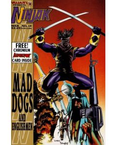 Ninjak (1994) #  13 with Chromium Bloodshot card (7.0-FVF)