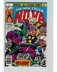 Nova (1976) #  11 UK Price (6.0-FN) Sphinx