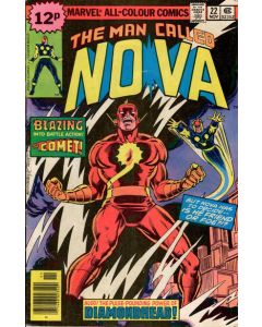 Nova (1976) #  22 UK Price (5.0-VGF) The Comet, Diamondhead