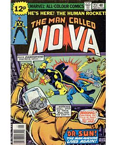 Nova (1976) #  23 UK Price (6.0-FN) Comet, Gene Colan Dracula interlude