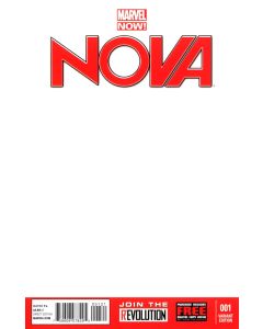 Nova (2013) #   1 Cover B (8.0-VF) Blank Variant
