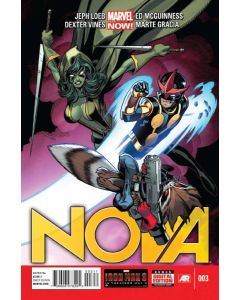 Nova (2013) #   3 (9.0-VFNM) Gamora, Rocket Raccoon