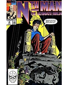 Nth Man the Ultimate Ninja (1989) #   6 (4.0-VG) Price tag on Cover