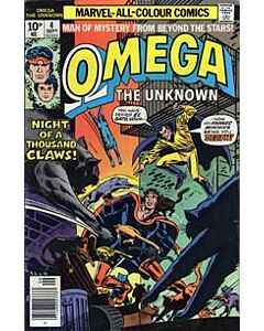 Omega The Unknown (1976) #   4 UK PRICE (4.0-VG)