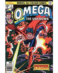 Omega The Unknown (1976) #   5 UK Price (6.0-FN) El Gato
