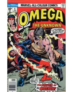 Omega The Unknown (1976) #   6 UK PRICE (7.0-FVF)